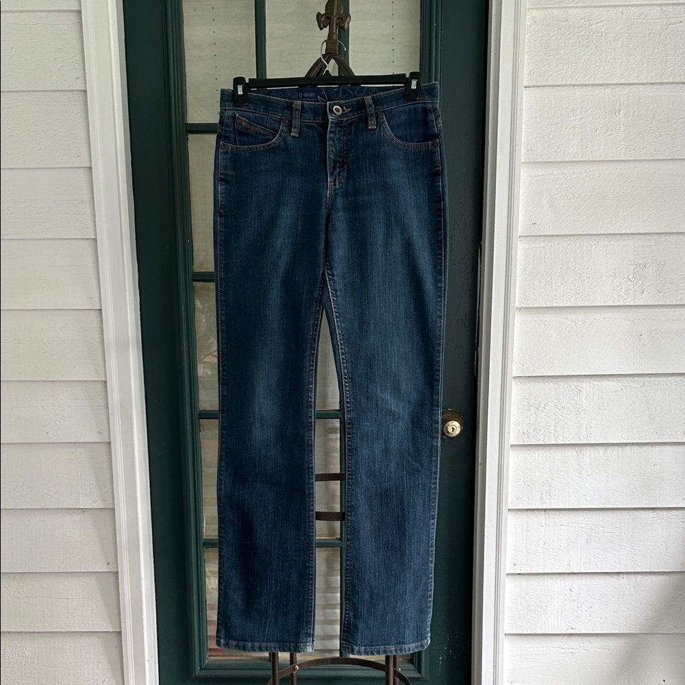 Wrangler Q Baby Dark Rinse bootcut Jeans 31” Waist